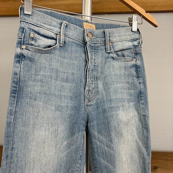 Mother The Stunner Ankle Fray Tinge Wash Denim Jean Sz‎ 25 - Picture 3 of 13